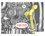 Mini Cooper Serpentine Belt Wrench (N12, N14, N16 and N18 engine) 116210