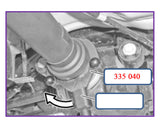 BMW Final Drive Input Shaft Oil Seal Removal and Installer Tool - BM335040A