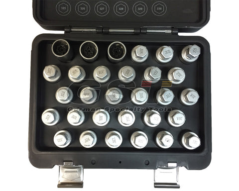 Mercedes Benz Wheel Lock Screw Socket Kit (30 PCS)