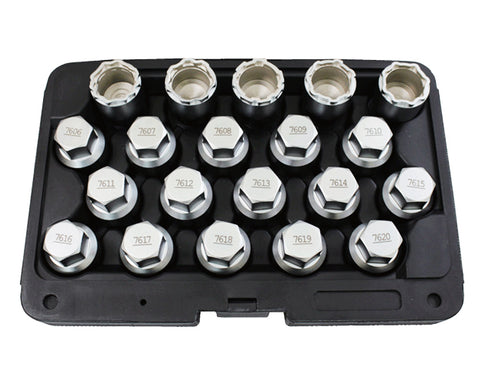 Volvo Wheel Lock Screw Socket Kit (20 PCS)